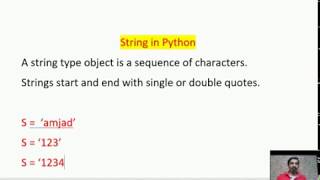 CS XII Python String Part1  ZUNJANI