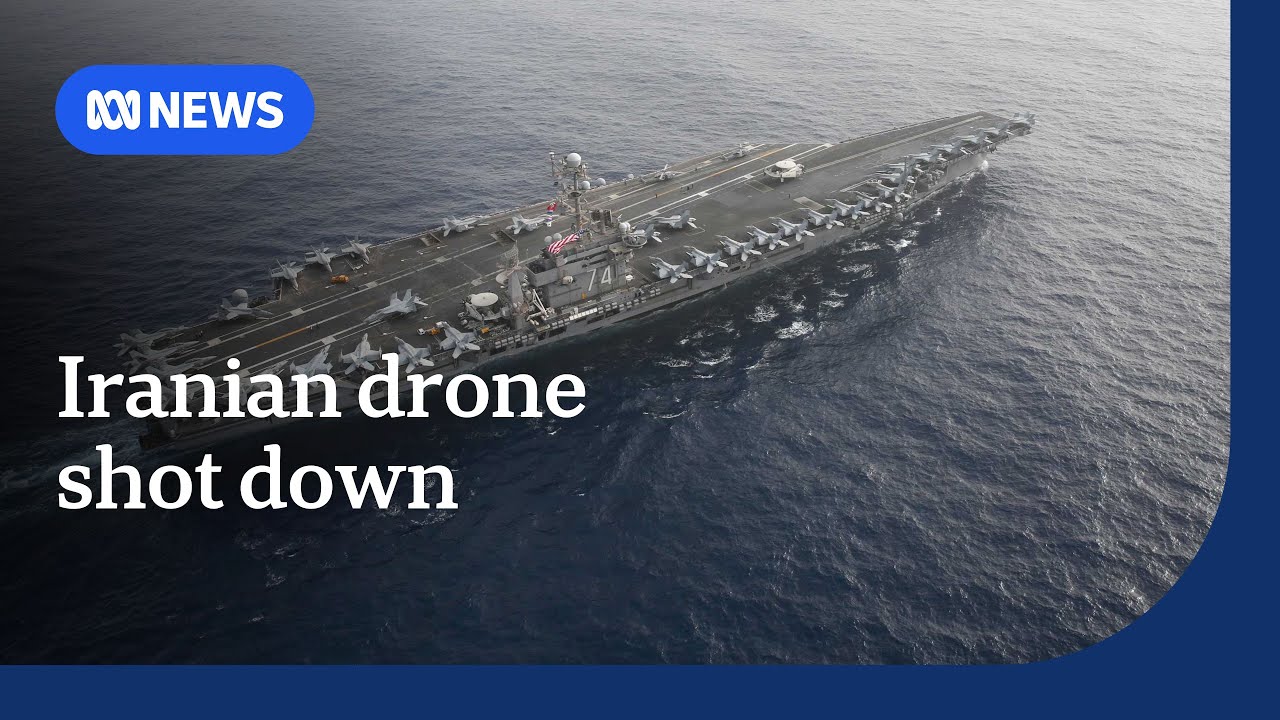 US jet downs Iranian drone but Washington insists on talks | ABC NEWS