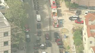 Live: Procession held for LAPD sergeant killed in a crash on the 405 Freeway