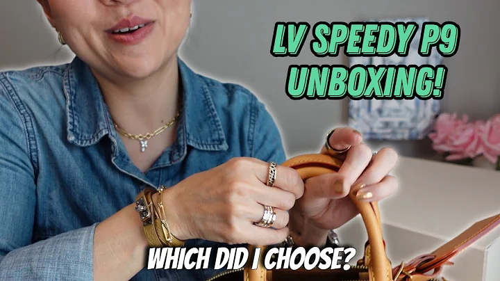 Louis Vuitton Speedy P9 Unboxing! First Impressions, Mod Shots | Which did I choose?