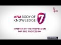 How does APM create its Body of Knowledge?