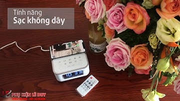 Loa bluetooth kết hợp sạc không dây, đồng hồ báo thức, FM - Massko Biz SS502