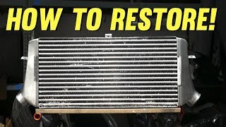 HOW TO RESTORE AN INTERCOOLER! (Rare JDM Finds)