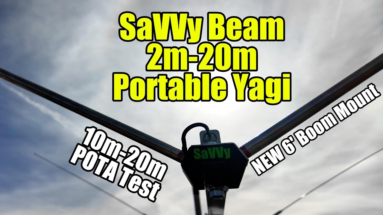 Антенна SaVVy 10-20 м, тестирование POTA и модернизация стрелы.