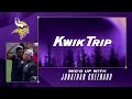 Jonathan Greenard Mic'd Up: Max Brosmer Throws Deep to Tim Jones During Vikings vs. Patriots Game