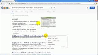 How to Solve CD or DVD Drive Missing From My Computer Issue In Hindi