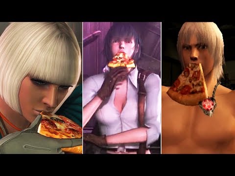 Evolution of Pizza Scene 2005-2019 DMC3-DMC5 - Devil May Cry 5 2019