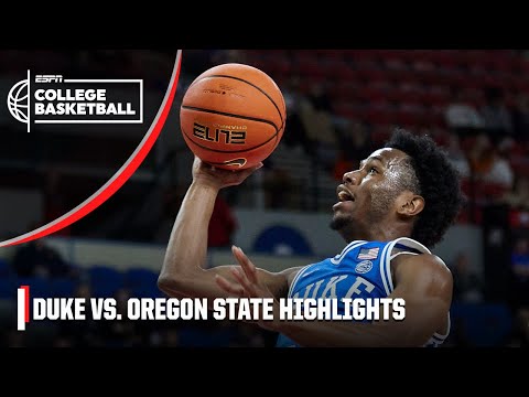 Duke blue devils vs. Oregon state beavers | full game highlights