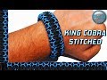 DIY Paracord Bracelet King Cobra Stitched How to make Paracord Bracelet Tutorial World of Paracord