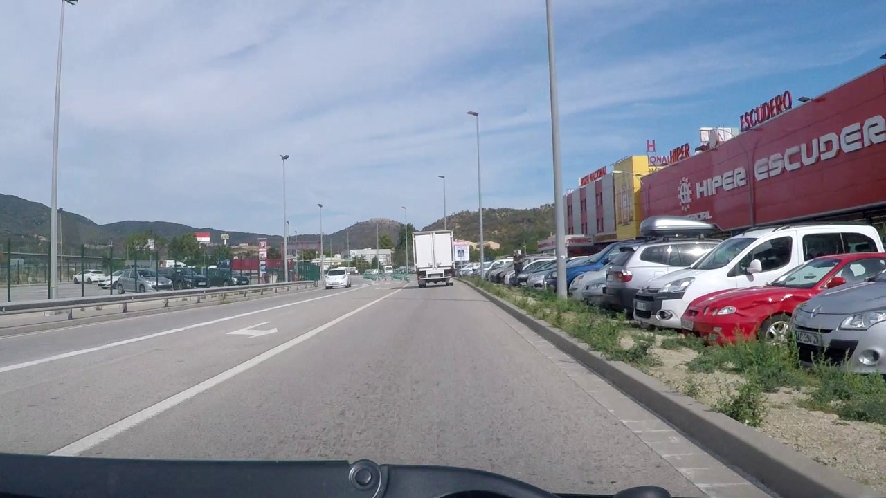 Spain by Road - Catalonia - La Jonquera and the French Border - YouTube