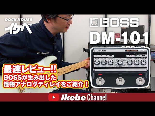 最速レビュー】BOSS DM-101！BOSSが生み出した怪物アナログ