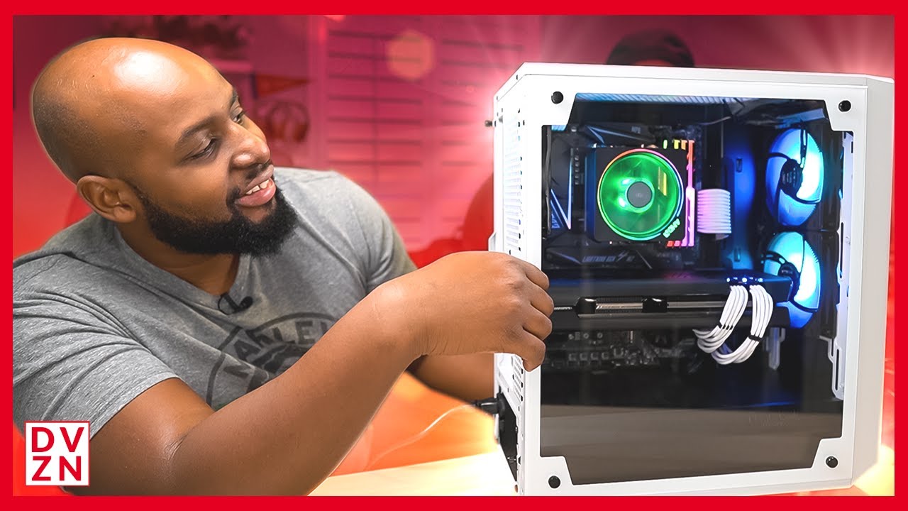 His FIRST Custom PC Build featuring @NewStuffTV1 - YouTube