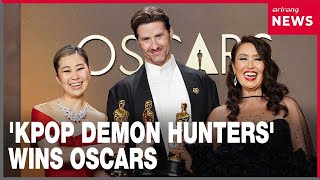 'KPop Demon Hunters' wins Oscar for best animated feature