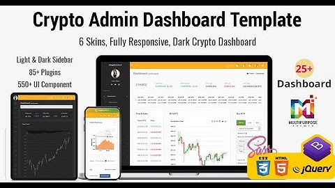Bitcoin CryptoCurrency Template Bootstrap with Dark RTL Theme