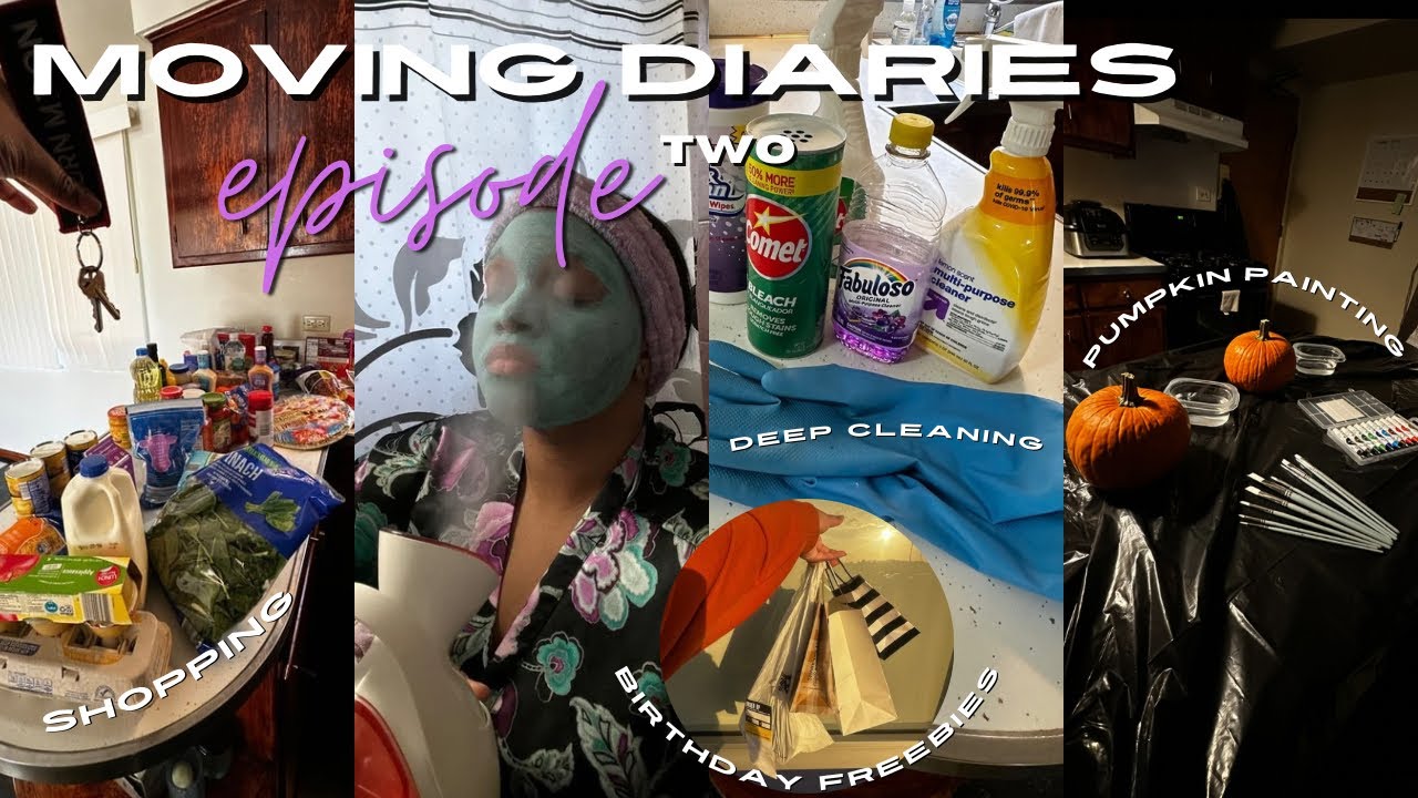 MOVING DAIRIES EP .2  | Apartment Updates , Grocery Shopping 🛒, Spooky DateNight🍂, Errands