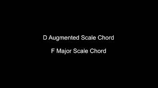 D Augmented Scale Chordf Major Scale Chord