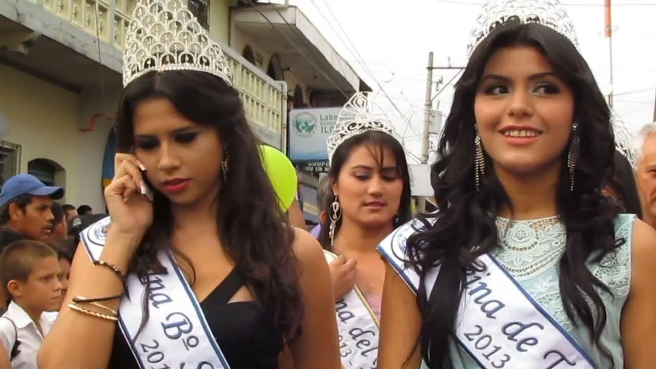 Ilobasco - Desfile del Correo Fiestas Patronales 2013 - HD