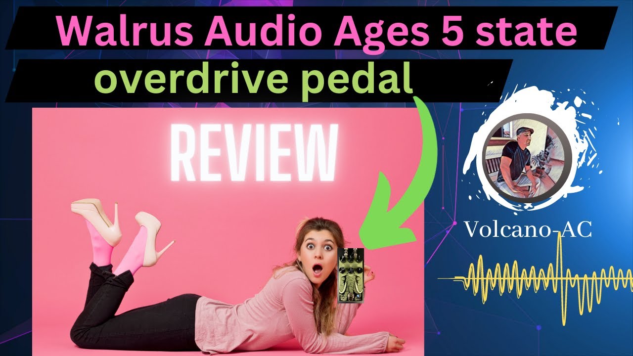 Walrus Audio Ages 5 state overdrive pedal review on the the lead channel of the Engle Fireball 25