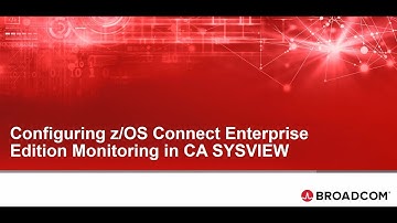 Configuring zOS Connect Enterprise Edition Monitoring in CA SYSVIEW