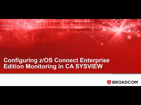 Configuring zOS Connect Enterprise Edition Monitoring in CA SYSVIEW