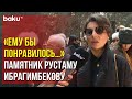 В Баку торжественно открыли памятник легендарному Рустаму Ибрагимбекову 🎉