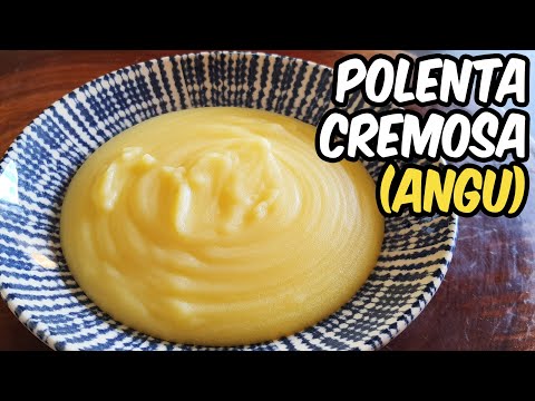 POLENTA CREMOSA | Como fazer POLENTA MOLE | Angu de Fubá | Novatos na Cozinha