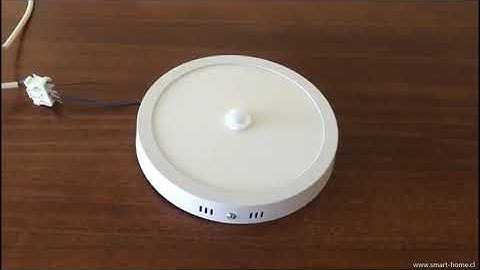 Panel LED Sobrepuesto con Sensor de Movimiento 18 Watt