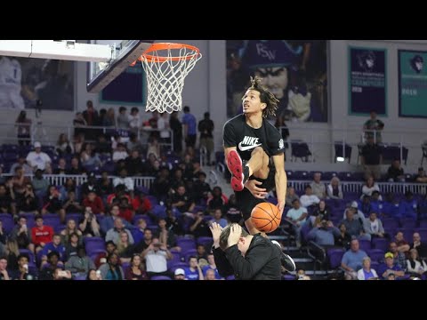 Cole Anthony wins COP dunk contest 