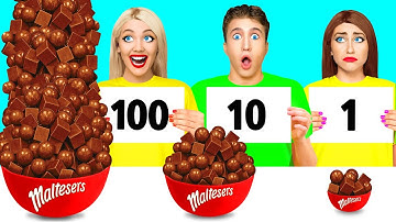 100 Layers of Food Challenge | Smart Gadgets vs Hacks by Multi DO Fun Challenge