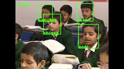 Face Recognition in School Class   Next generation technology in progress