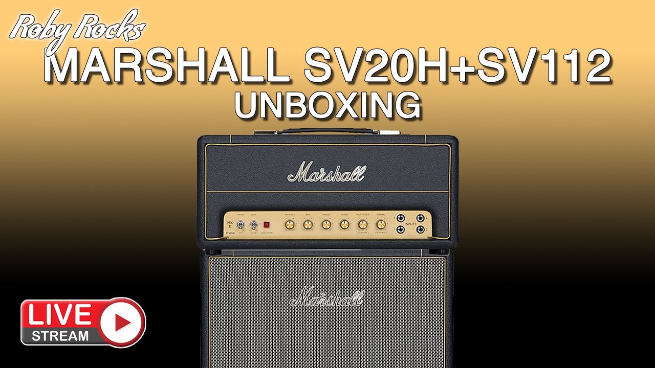 MARSHALL SV20H + SV112 - Unboxing