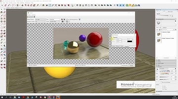 Hanni Handig met SketchUp - Twilight render - Post proces (nabewerken render)