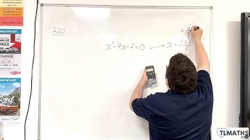 GCSE Maths: A20h-07 Turning an Equation into a Recursive Formula Problem 2
