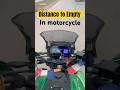 DTE (Distance to Empty) in Motorcycle? #dominar400 #bikereels #shorts #techfriction #information