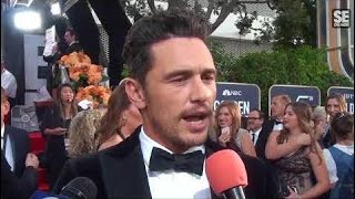 Her viser James Franco sin støtte til «Time's Up»-bevegelsen på den røde løper