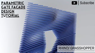 Parametric Wall Facade Design | Grasshopper Tutorial