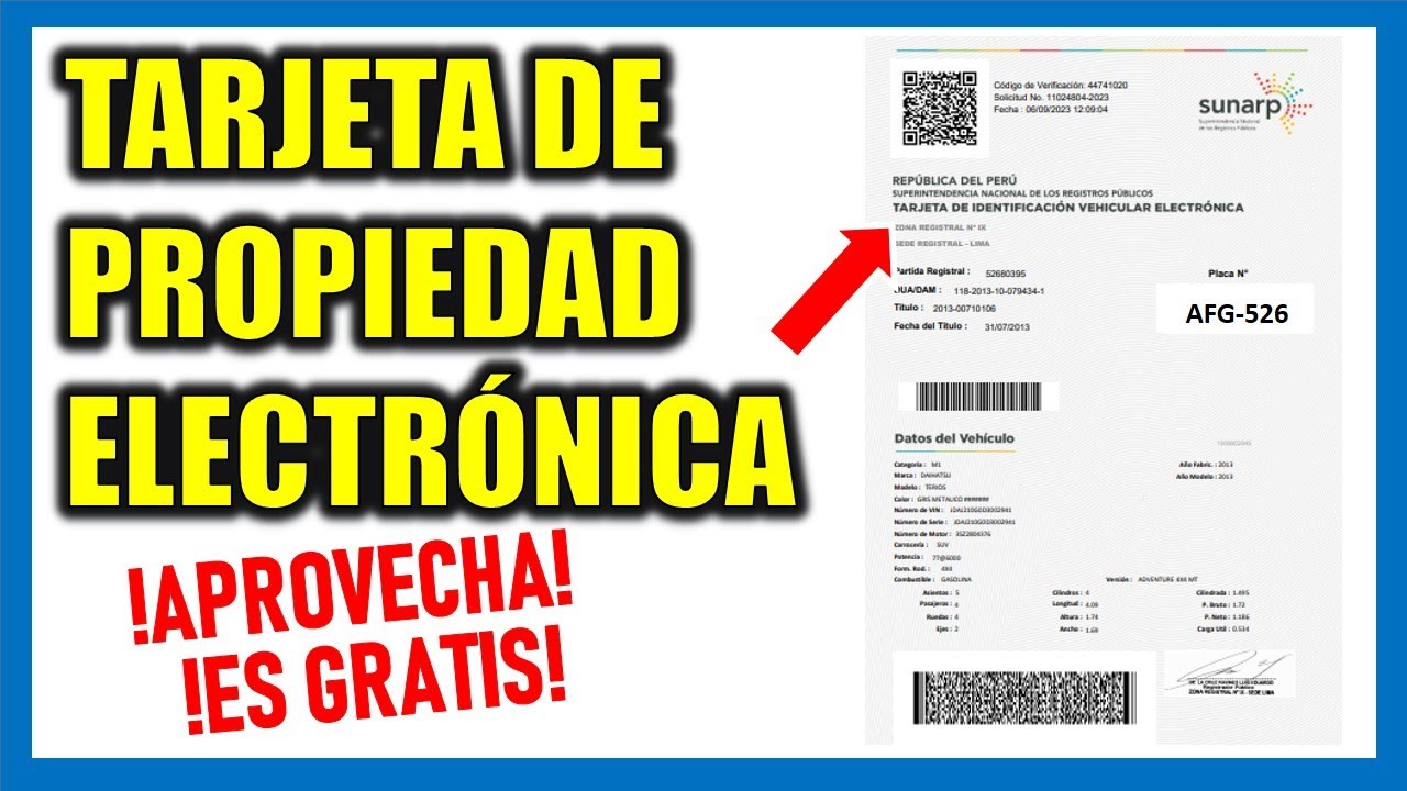 CAMBIA ASÍ TU TARJETA DE PROPIEDAD VEHICULAR A ELECTRÓNICA |TARJETA DE IDENTIFICACIÓN VEHICULAR