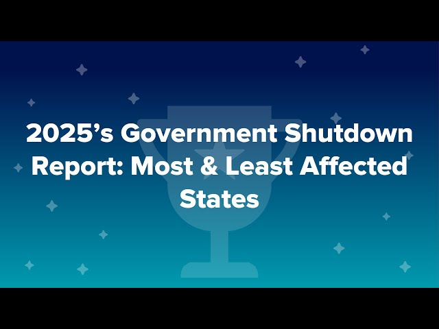 2025 Government Shutdown Report: Most & Least Affected States