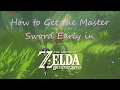 How to Get the Master Sword Early in BOTW in 10 easy steps!