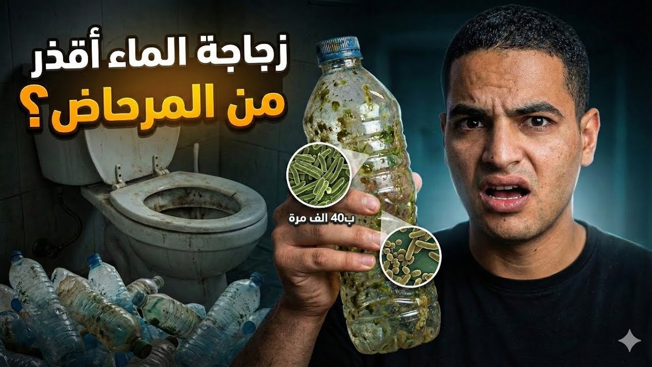 هل زجاجة الماء أقذر من المرحاض ب 40 الف مرة | المنارة 