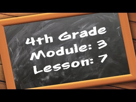 lesson 7 homework 4th grade module 3