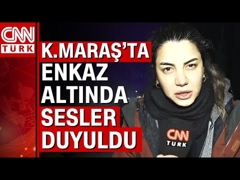 CNN Türk depremin merkez üssünde! Kahramanmaraş'ta enkaz altında kalanlar için zamanla yarış
