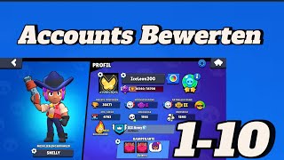 Ich bewerte eure brawl Stars acc's 🔥 und dann passiert das...