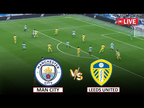 Live Manchester City Vs Leeds United I English Premier League Full Match I EFootball Pes 21 Games