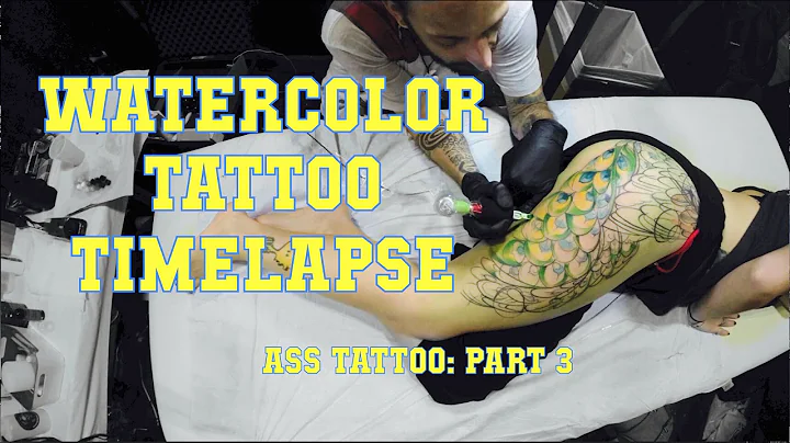 Tattoo Vlog: Watercolor Peacock by Marcus Lund ses...