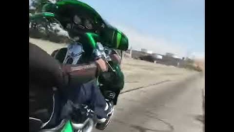 White Boy John Freeway Harley Wheelie