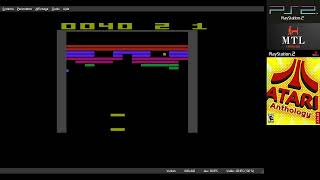 Atari Anthology (PS2 Emulated) Super Breakout / Home Version / Game 5B / 422