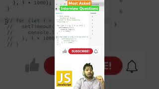 Q-44 Most Asked Javascript Interview Question