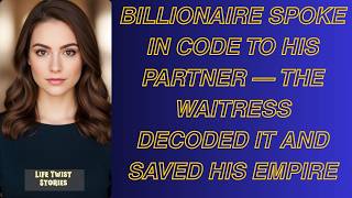 Billionaire Spoke in Code to His Partner — The Waitress Decoded It and Saved His Empire