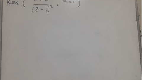 Residue of (sin z)/(z-i)^2 at z=i using Laurent series